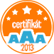 Certifikát AAA